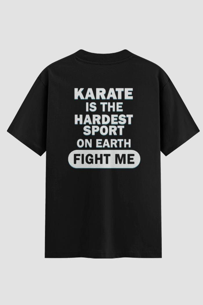 Camiseta Oversized  Karate Fight Me