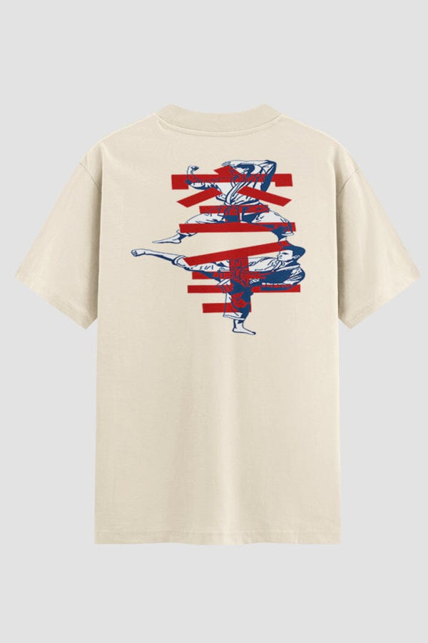 Camiseta Oversized Suedine Karate Motion Of The Dojo