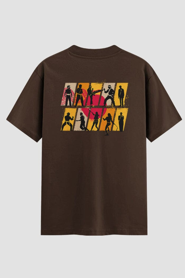 Camiseta Oversized Suedine Karate Ramen Killer Drip