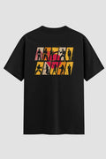 Camiseta Oversized Karate Ramen Killer Drip Oversizeds Karate OnFight P Preto Masculino
