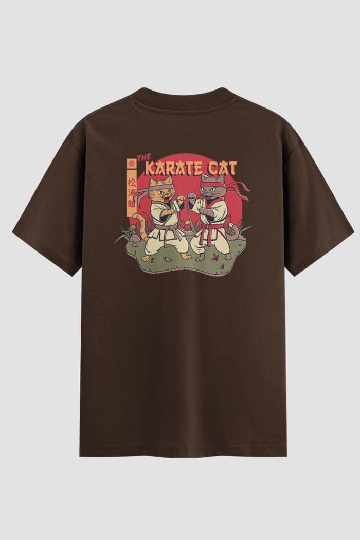 Camiseta Oversized Karate The Karate Cats