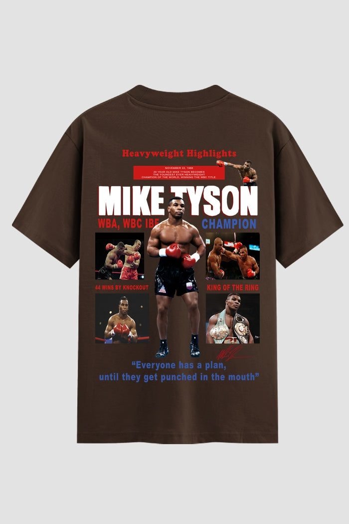 Camiseta Oversized Suedine Boxe king of the ring