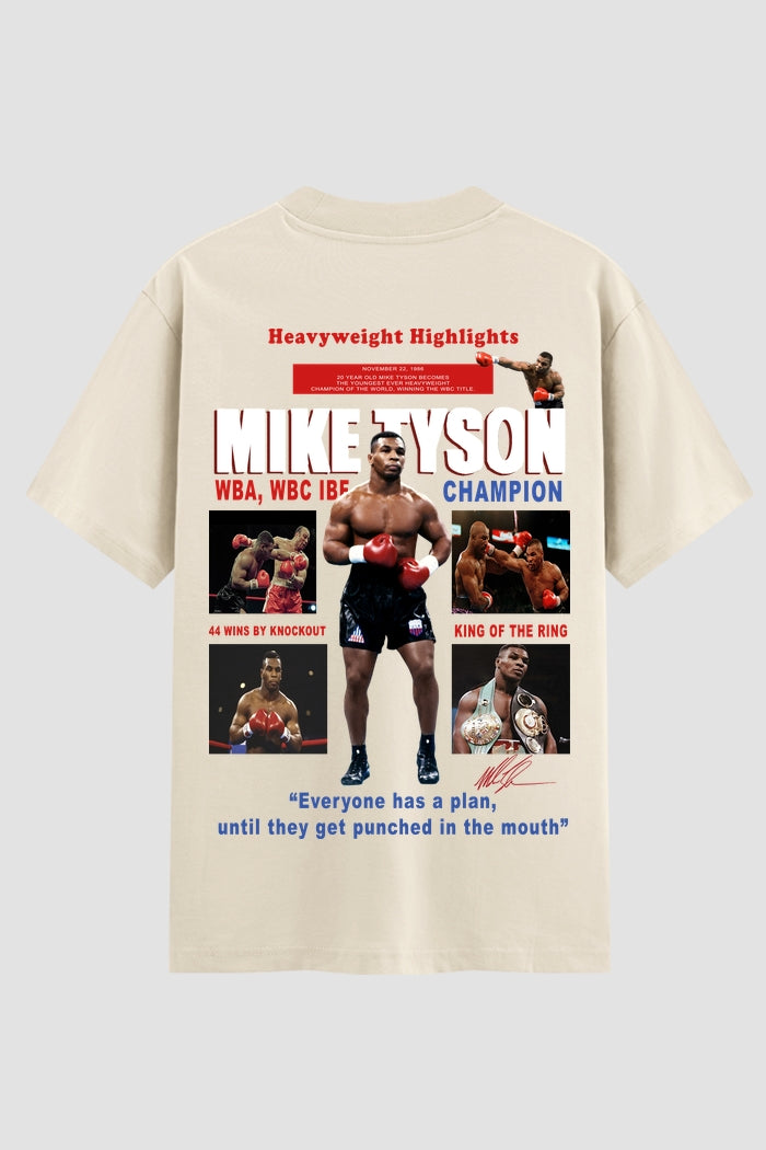 Camiseta Oversized Suedine Boxe king of the ring