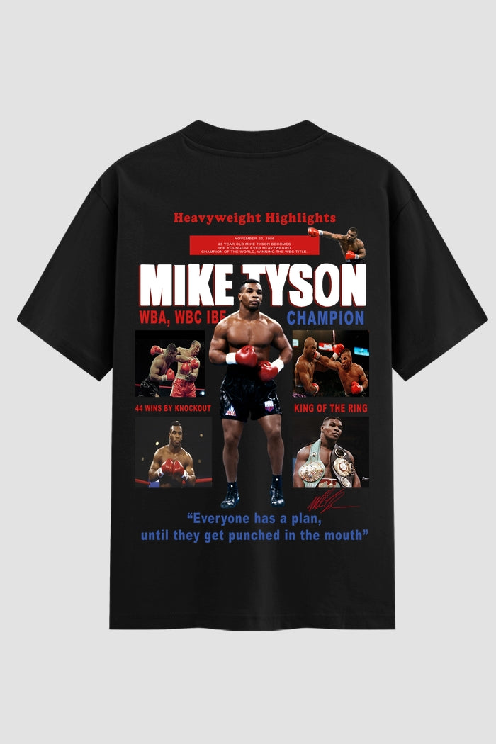 Camiseta Oversized Suedine Boxe king of the ring