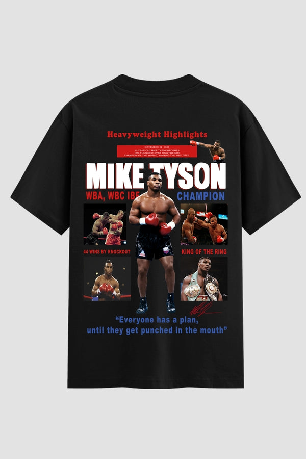 Camiseta Oversized Suedine Boxe king of the ring