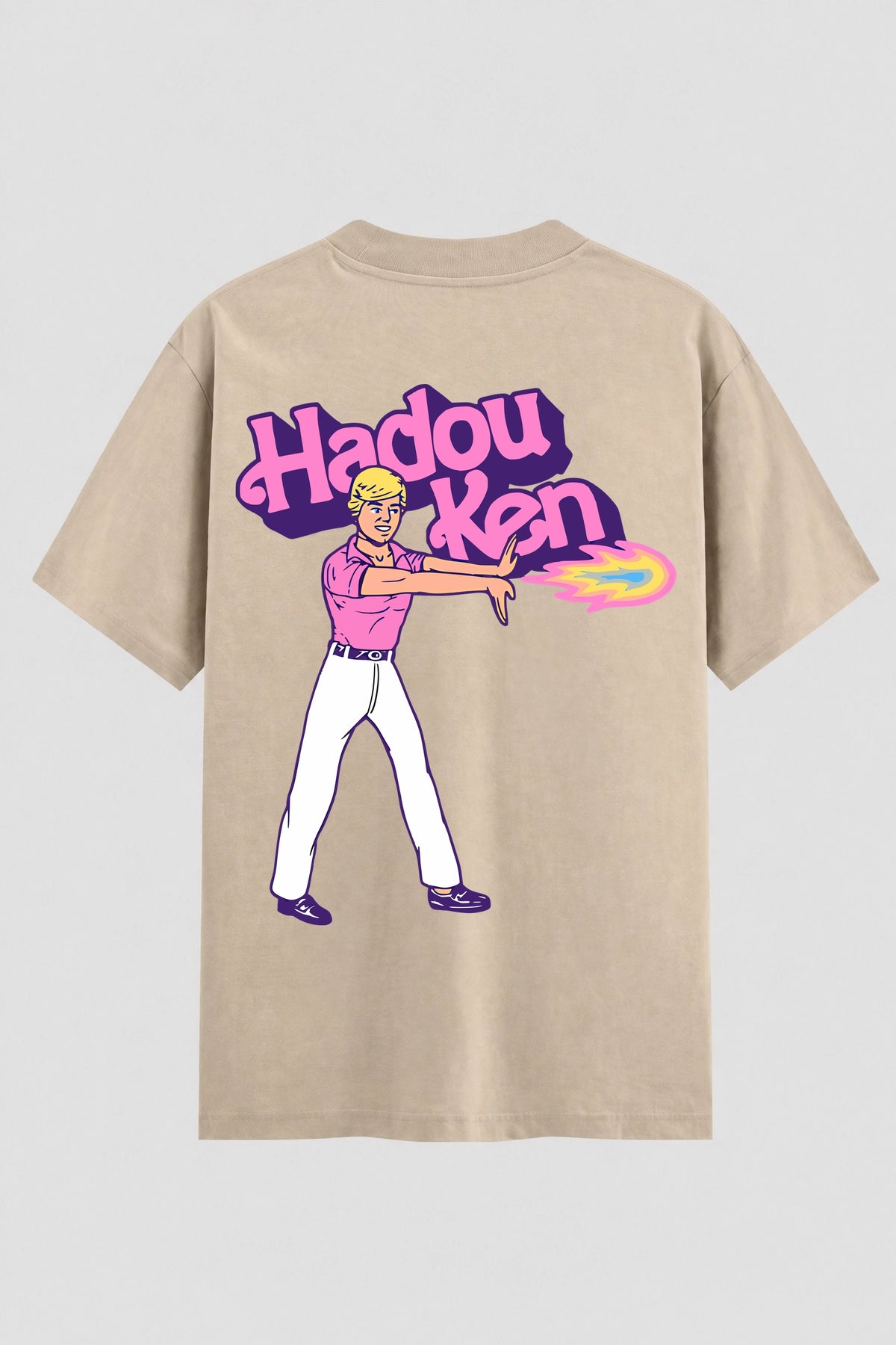 Camiseta Oversized Suedine Hadou Ken Onfight