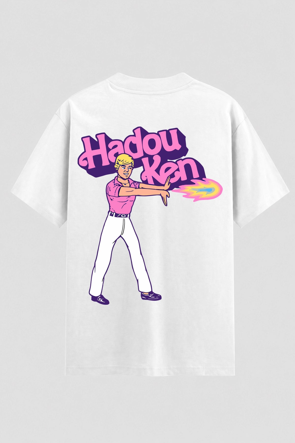 Camiseta Oversized Suedine Hadou Ken Onfight