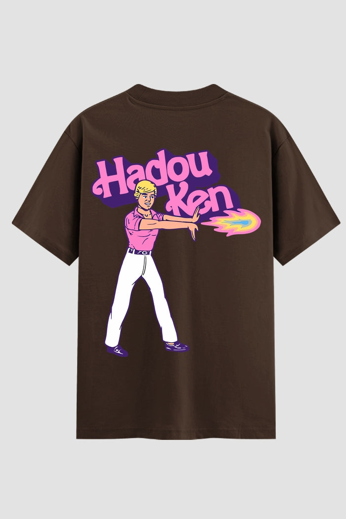 Camiseta Oversized Suedine Hadou Ken Onfight