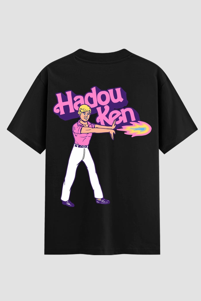 Camiseta Oversized Suedine Hadou Ken Onfight