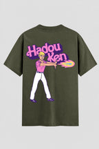 Camiseta Oversized Suedine Hadou Ken Onfight