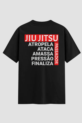 Camiseta Oversized Masculina Jiu - Jitsu Passador - lojaonfight