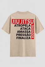 Camiseta Oversized Suedine Masculina Jiu-Jitsu Passador
