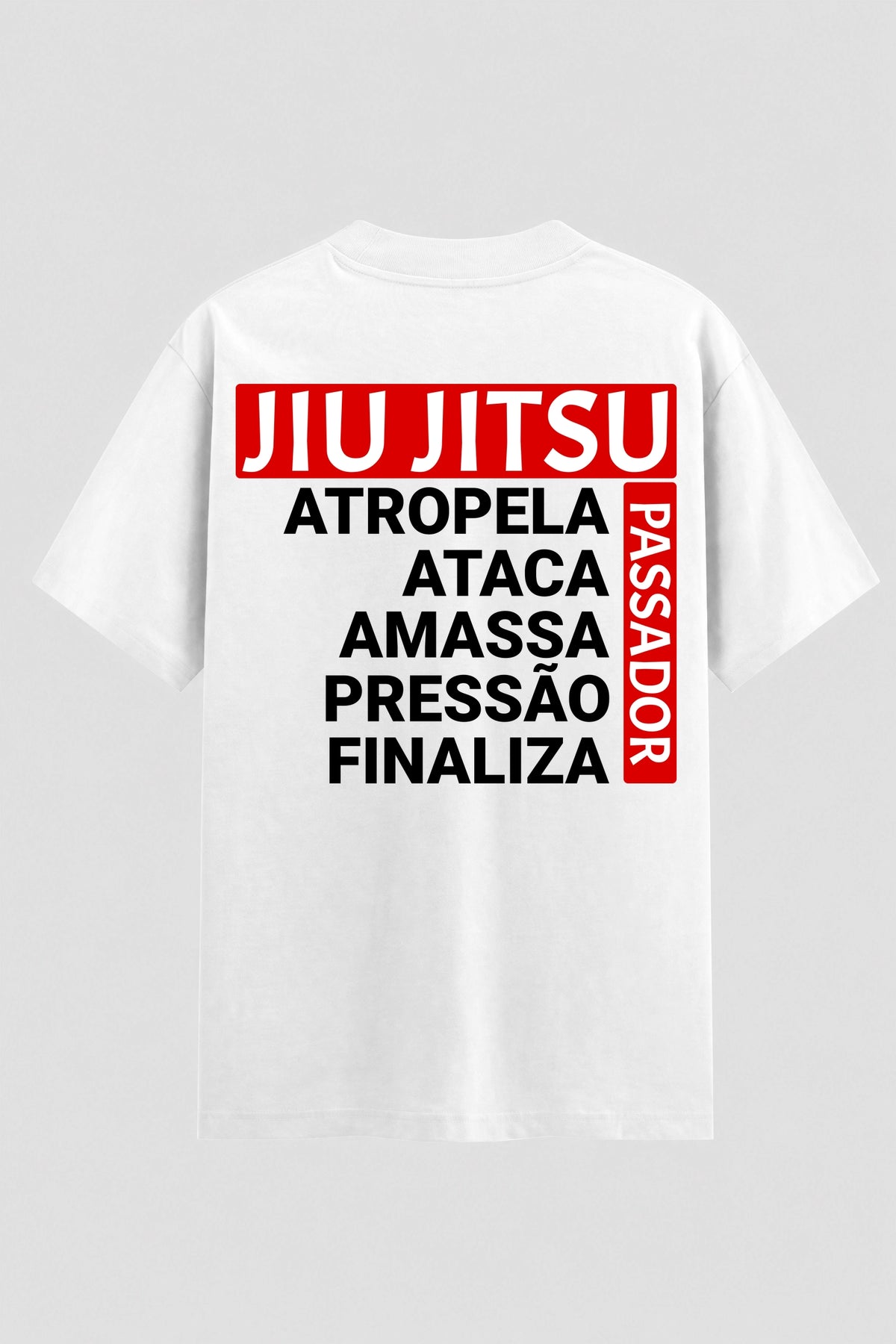 Camiseta Oversized Suedine Masculina Jiu-Jitsu Passador