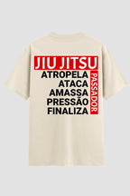 Camiseta Oversized Suedine Masculina Jiu-Jitsu Passador