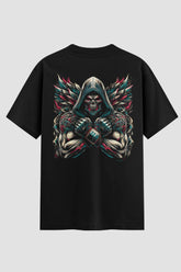 Camiseta Oversized MMA Death Warrior – Onfight - lojaonfight