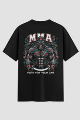 Camiseta Oversized MMA Fight For Your Life – Onfight - lojaonfight