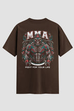 Camiseta Oversized MMA Fight For Your Life – Onfight - lojaonfight