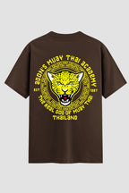 Camiseta Oversized Suedine Muay Thai Beer Warrior