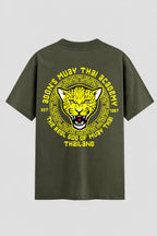 Camiseta Oversized Suedine Muay Thai Beer Warrior