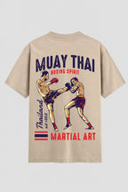 Camiseta Oversized Suedine Muay Thai Boxing Spirit
