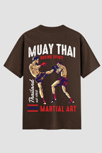 Camiseta Oversized Suedine Muay Thai Boxing Spirit