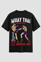 Camiseta Oversized Suedine Muay Thai Boxing Spirit