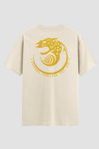 Camiseta Oversized Muay Thai Celestial Force Oversized Muay thai OnFight P Off White Masculino