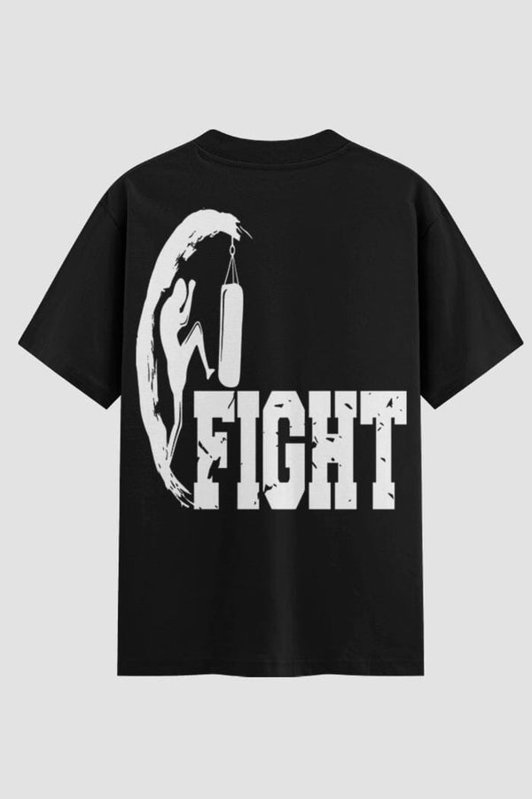 Camiseta Oversized Suedine Muay Thai Fight Heavy Bag