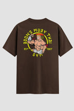 Camiseta Oversized Suedine Muay Thai Kustom Kulture