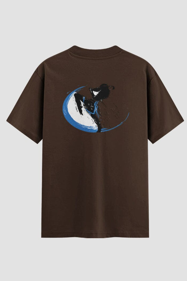 Camiseta Oversized Suedine Muay Thai Moon-Day Balance