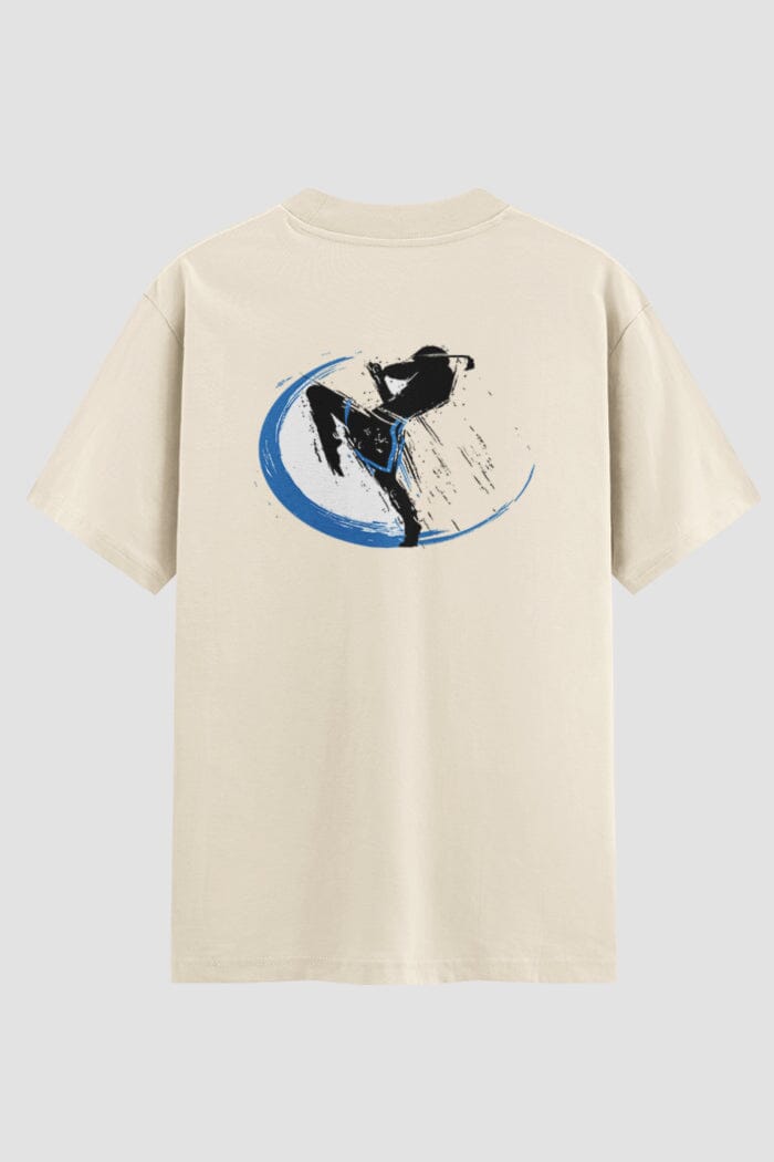 Camiseta Oversized Suedine Muay Thai Moon-Day Balance