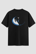 Camiseta Oversized Muay Thai Moon-Day Balance Oversized Muay thai OnFight P Preto Masculino