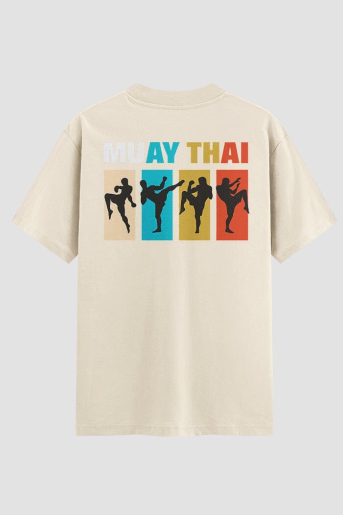 Camiseta Oversized Muay Thai – Onfight Oversized Muay thai OnFight P Off White Masculino