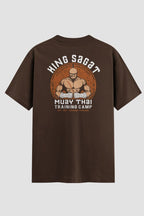 Camiseta Oversized Suedine Muay Thai Skull Street