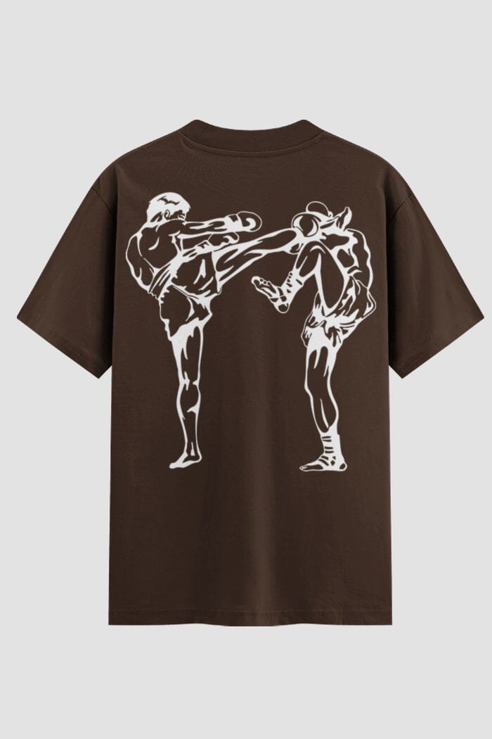 Camiseta Oversized Muay Thai Sparring Retro