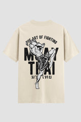 Camiseta Oversized Suedine Muay Thai The Art of Fighting