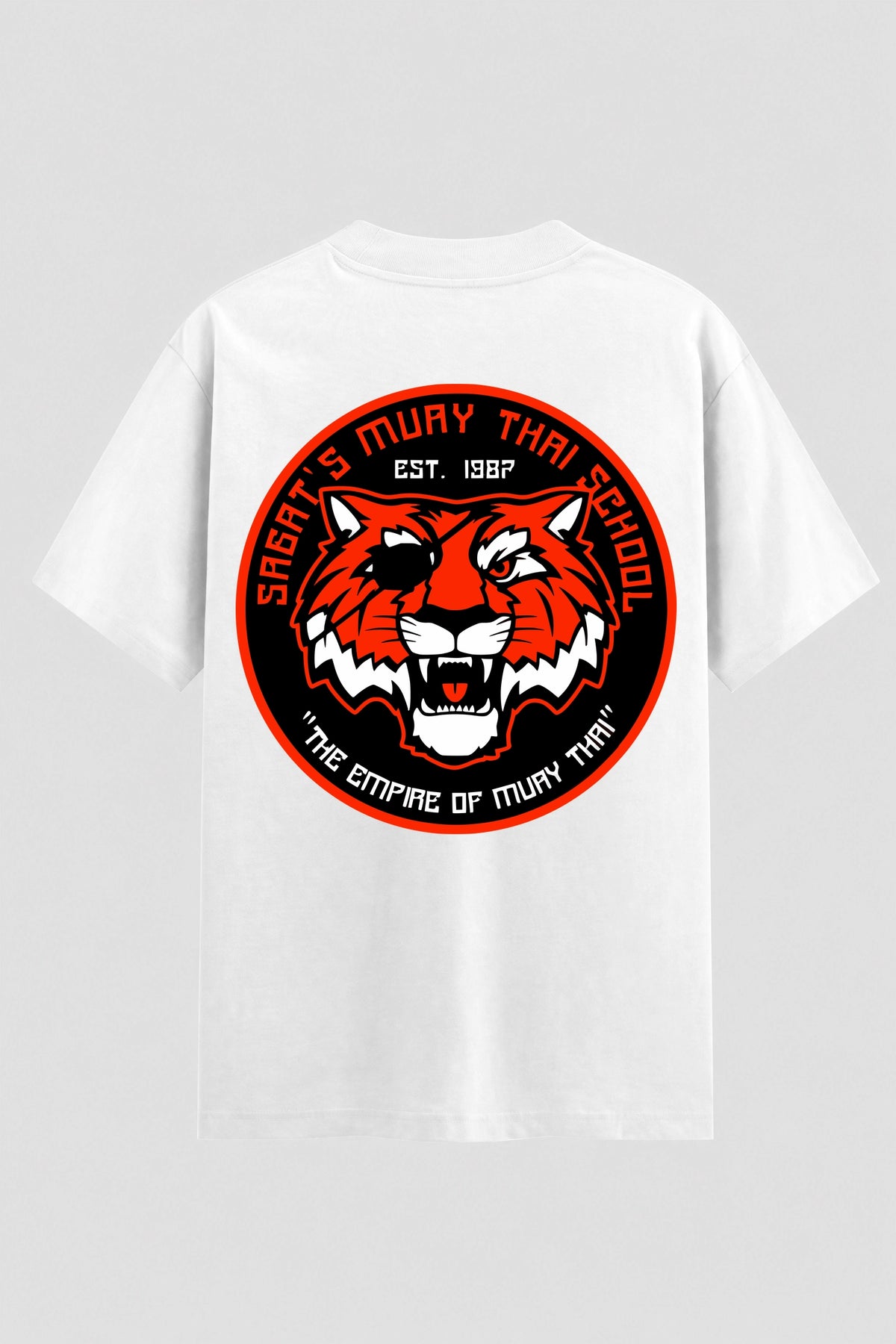 Camiseta Oversized Suedine Muay Thai Thunder Tiger