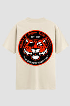Camiseta Oversized Suedine Muay Thai Thunder Tiger