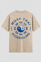 Camiseta Oversized Suedine Muay Thai Yin Yang