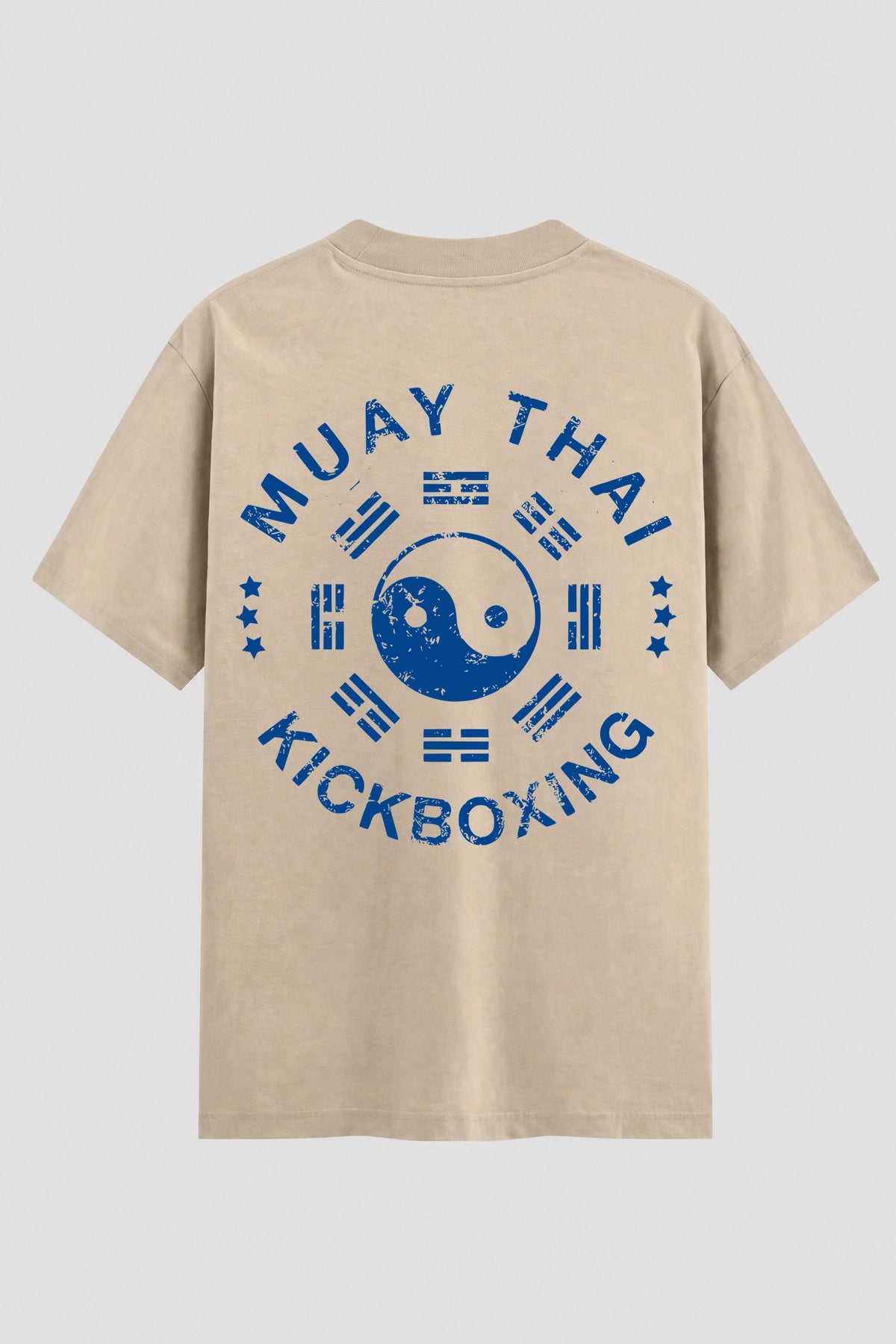 Camiseta Oversized Suedine Muay Thai Yin Yang