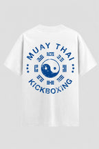 Camiseta Oversized Suedine Muay Thai Yin Yang