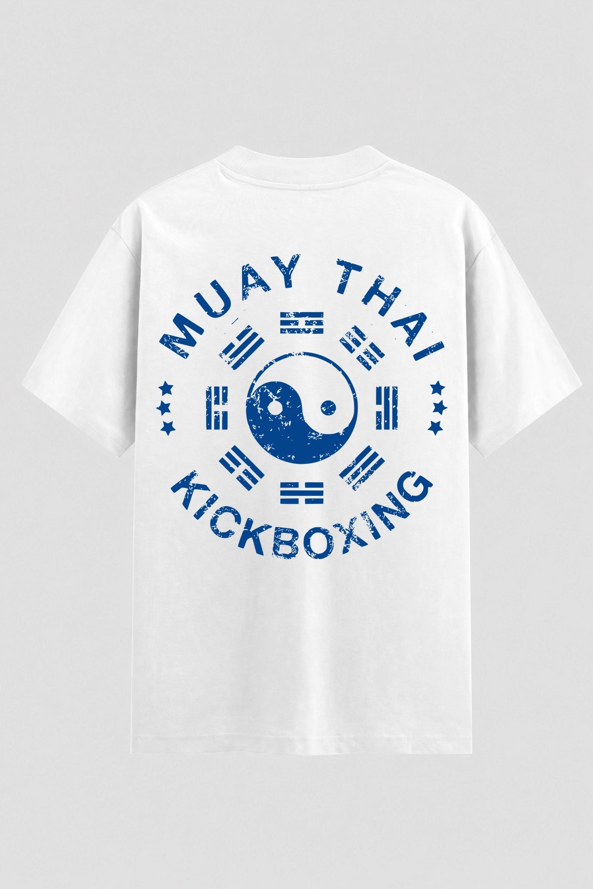 Camiseta Oversized Suedine Muay Thai Yin Yang