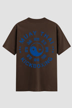 Camiseta Oversized Suedine Muay Thai Yin Yang