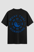 Camiseta Oversized Suedine Muay Thai Yin Yang
