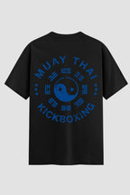 Camiseta Oversized Suedine Muay Thai Yin Yang