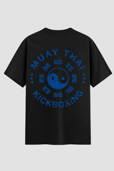 Camiseta Oversized Suedine Muay Thai Yin Yang