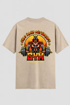 Camiseta Oversized Suedine Shao Kahn's Gym