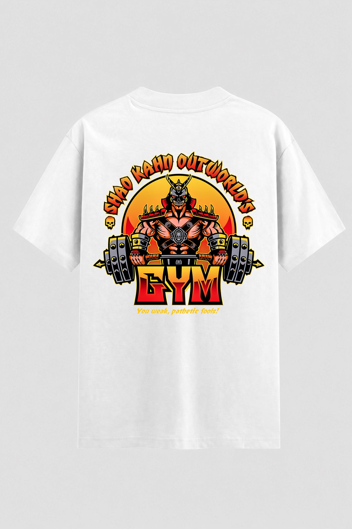 Camiseta Oversized Suedine Shao Kahn's Gym