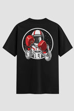 Camiseta Oversized Space Fighter Onfight Oversized Boxe OnFight P Preto Masculino
