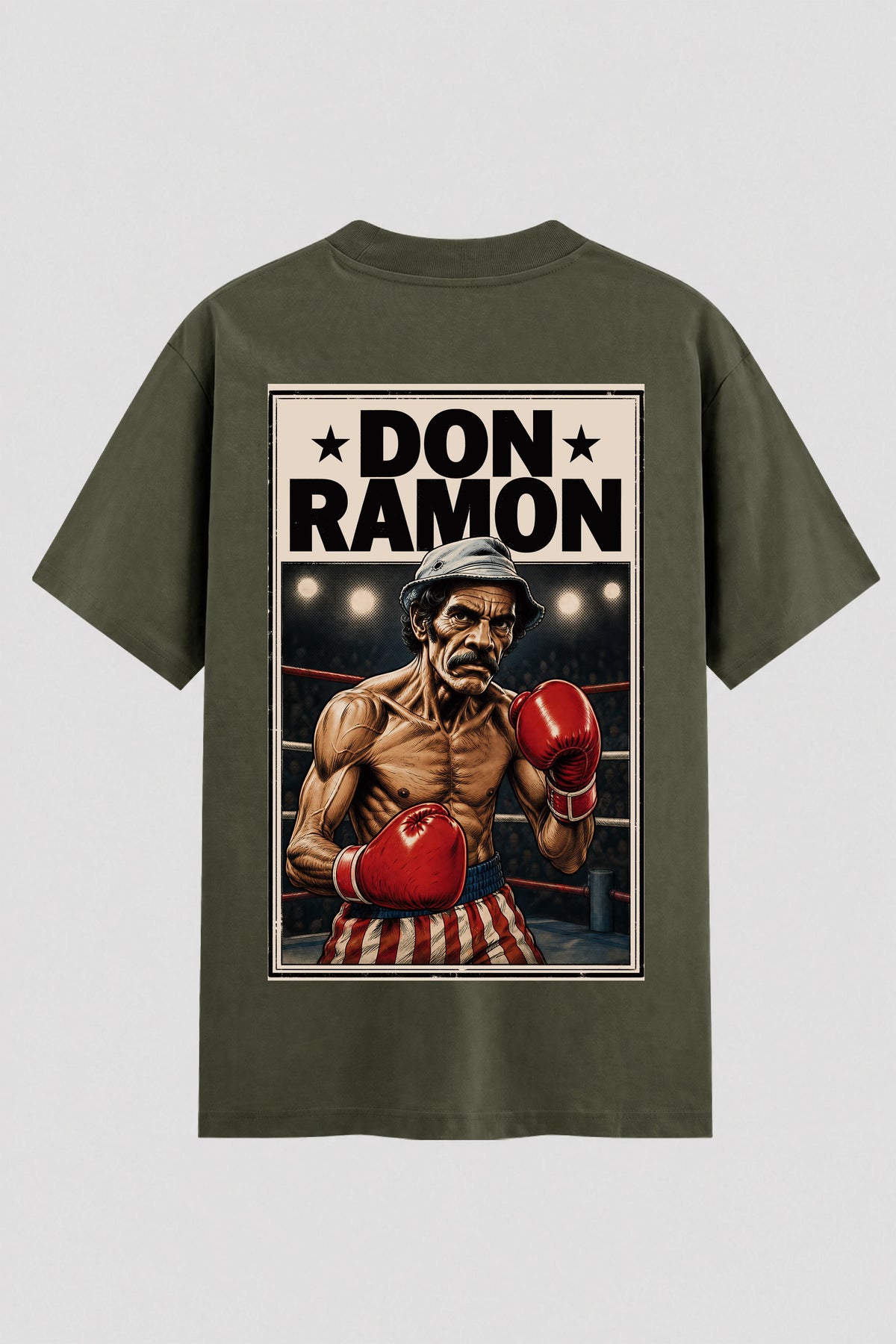 Camiseta Oversized Suedine boxe Don Ramon - modelo 1